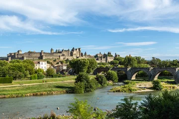 Deurstickers Carcassonne © Ron
