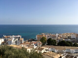 view of the city of altea in spain