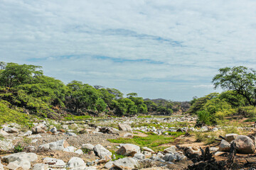 landscape with sky and clouds