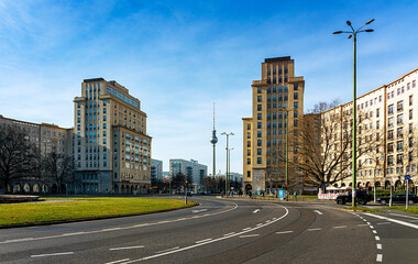 Architektur am Straußberger Platz in Mitte