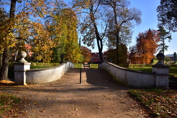 Ostrov castle park