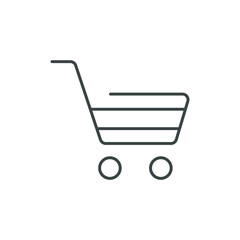 Shopping Cart icons  symbol vector elements for infographic web