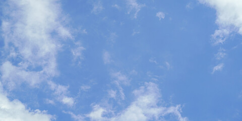 blue sky with clouds