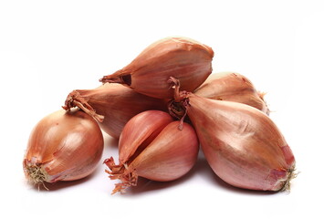 Shallot isolated on white background