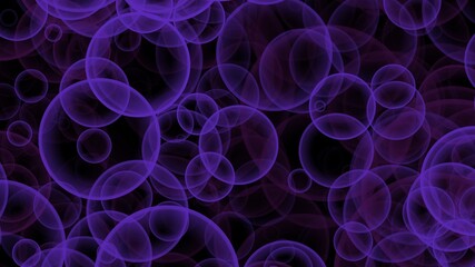 Violet bokeh background . Creative background with abstract bokeh light on black background 