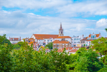 Cityscape of Portuguese town Santarem