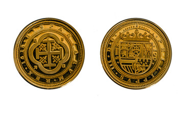 Spanish coin - 100 gold shields of Philip III