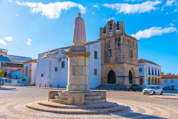 View of the cathedral in Portuguese town Faro