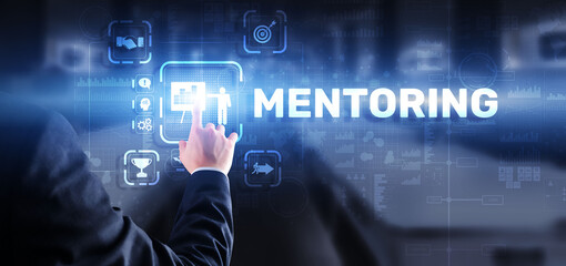 Mentoring Motivation Coaching Career Business Technology concept