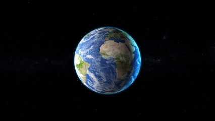Fototapeta na wymiar planet earth animation. 