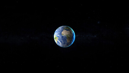 Obraz na płótnie Canvas planet earth animation.