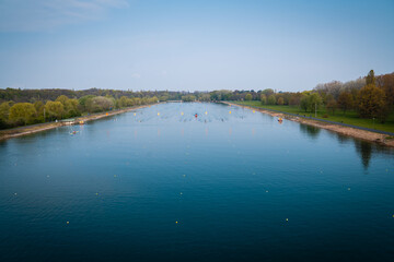 Rowing Race at 500m