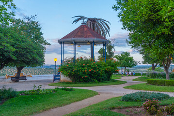 Dr. Santiago garden at Portuguese town Moura