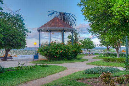 Dr. Santiago garden at Portuguese town Moura