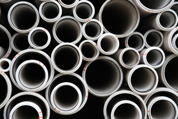 stack of pipes