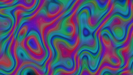 abstract colorful glossy wavy motion background. dark gradient liquid background animation.	