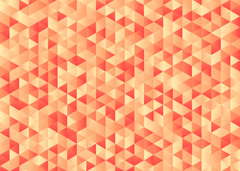 Triangle red yellow beige abstract geometric gradient background	