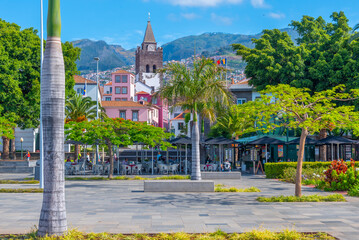 Nelson Mandela park in Portuguese town Funchal