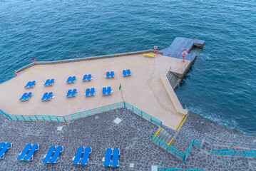 Barreirinha beach at Madeira island of Portugal
