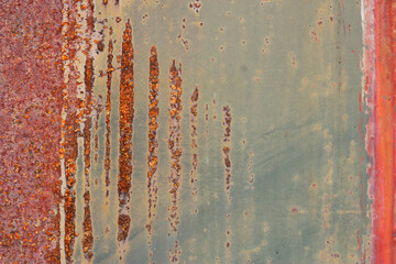 rusty metal background with parallel lines