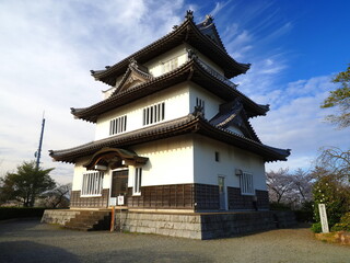 朝日山森林公園　麻口城跡（模擬天守）4