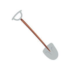 flat metallic shovel design