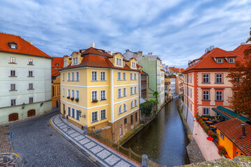 Fototapeta na wymiar architecture of Prague, Czech republic.