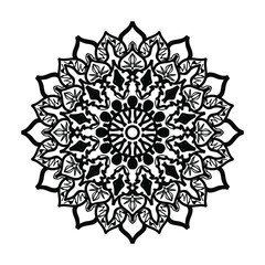 Hand drawn mandala. decoration in ethnic oriental  doodle ornament.