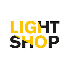 Vector logo of an electronics store, light