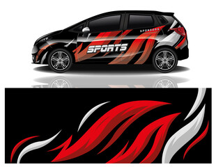 Fototapeta premium wrap car design template