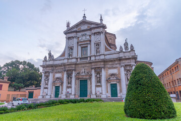 Basilica di Santa Maria in Porto in Italian city Ravenna