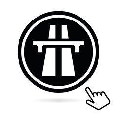 Logo réseau routier.