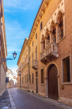 Palazzo Thiene in the old town of Vicenza in Italy