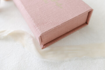Pink Linen box
