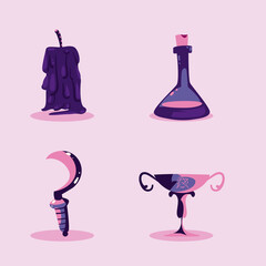 four witchy items