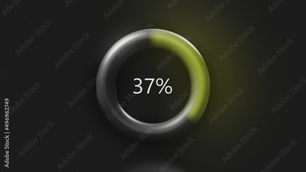 Poster loading with error on black background. motion. loading ring with inscription error. glowing ring wi