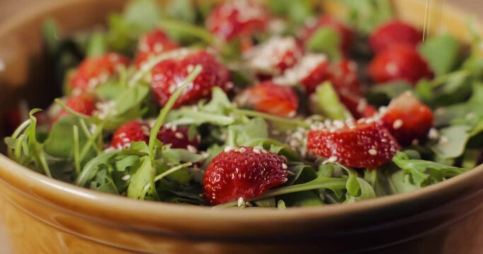 Strawberry Salad  - summer snack
