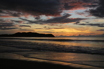 Fototapeta na wymiar Sunset in Punta de Mita, Mexico