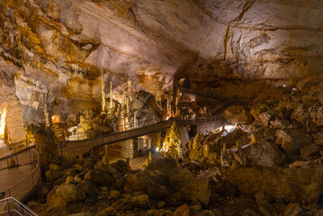 Grotte di Frasassi caves in Italy