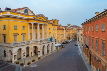 Municipal theatre in Piacenza, Italy
