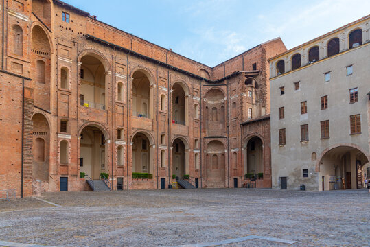 Palazzo Farnese in Italian town Piacenza