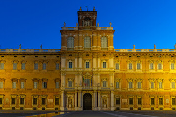 Sunrise view of Palazzo Ducale in Italian town Modena