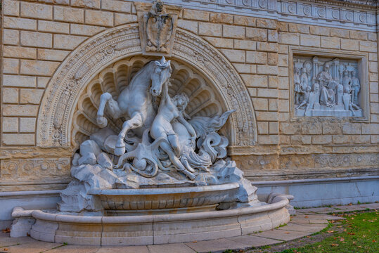 The fountain of Pincio in Bologna, Italy