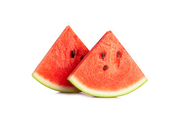 Slice of watermelon isolated