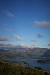 아름다운 뉴질랜드의 산입니다.