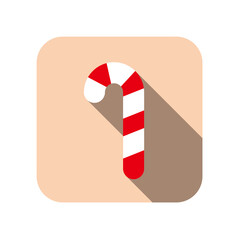 Christmas element flat icon design, vector illustration