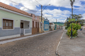 Centro da cidade de Palmeiras, Bahia na Chamada Diamantina