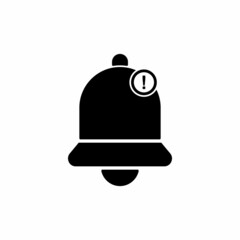 Fototapeta premium notifications bell icon, notifications bell vector sign symbol