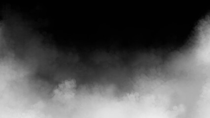 smoke on black background