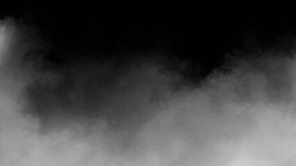 Fototapeta premium smoke on black background
